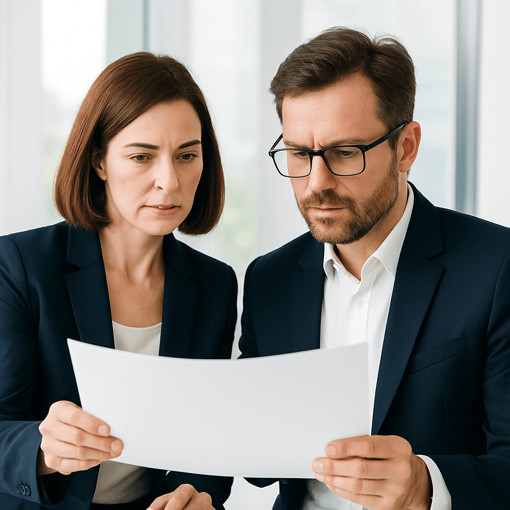 Team reviewing project